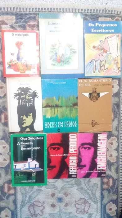 Conjunto +70 livros autores portugueses lusofonos