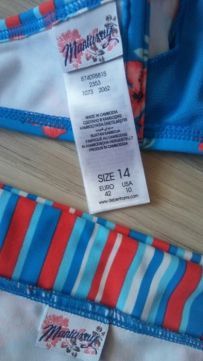 Debenhams/ Mantaray Bikini Strój Kąpielowy 14/ 42 Jak Nowy