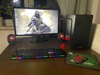 Zestaw Komputerowy do gier LED24/i5/16gb/GTX1650/SSD/HDD/Komplet/DOWÓZ