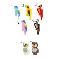 Nowe klocki figurka ptak papuga sowa kompatybilna z klockami Lego