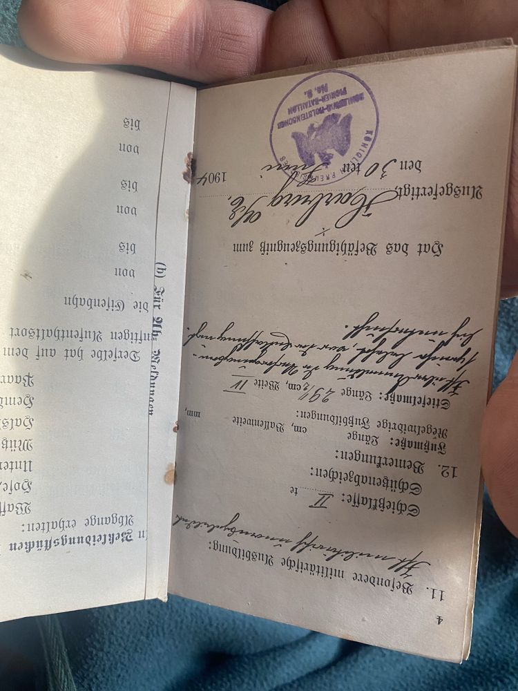 Dwie książeczki wojskowe militarpass Iww