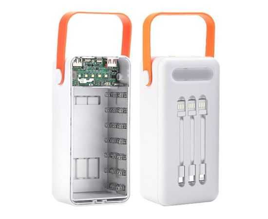 Power Box - корпус повербанку 21шт 18650 з ліхтарем