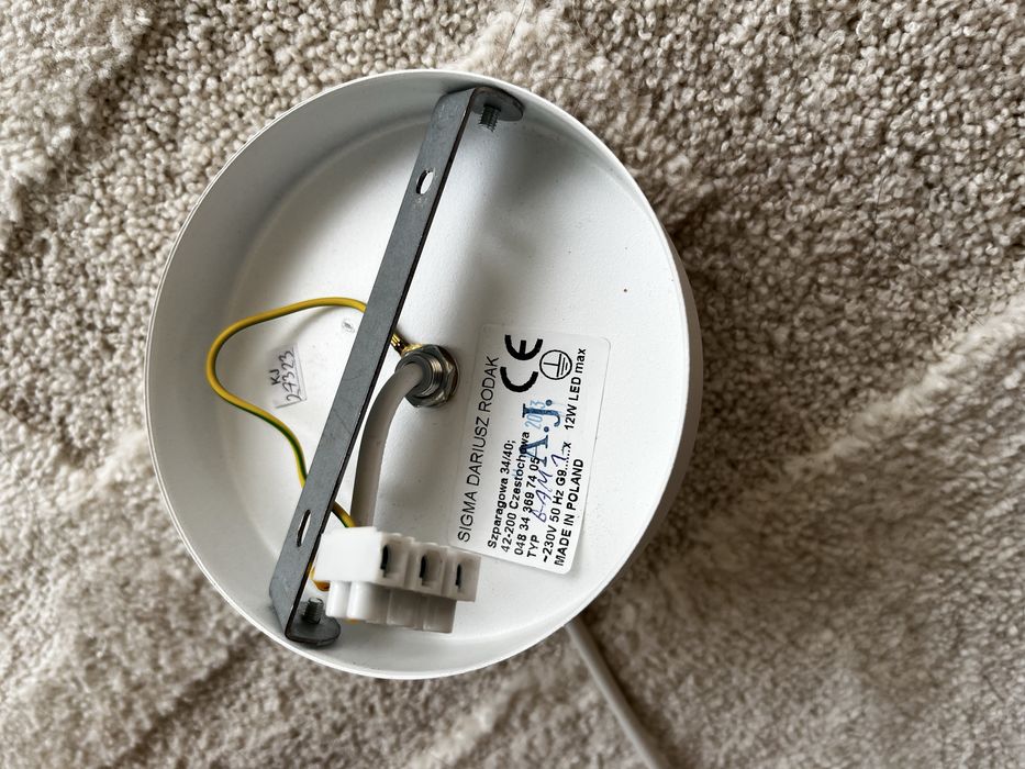 Lampa Sigma Lighting Gama 1 33405 biała