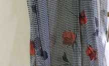 Lenço florido com rosas