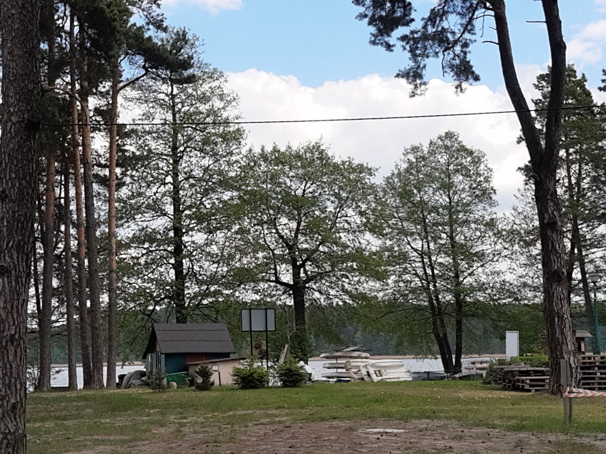 Domek letniskowy nad jeziorem plaża Orzysz Irys