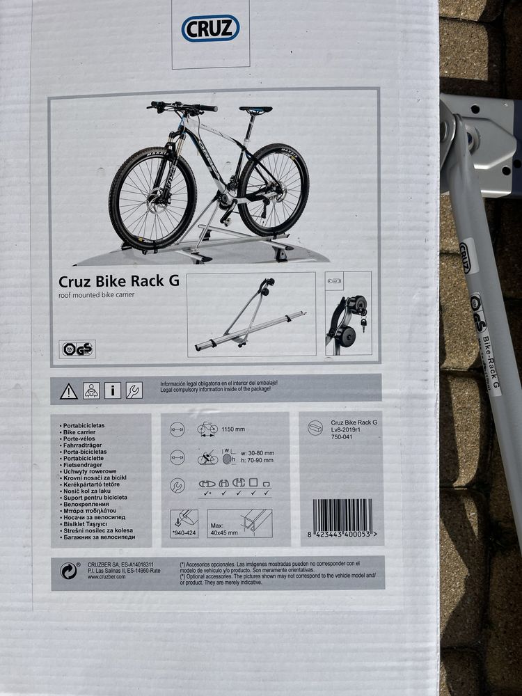 Mont Blanc RF20 + Cruz Bike Rack G