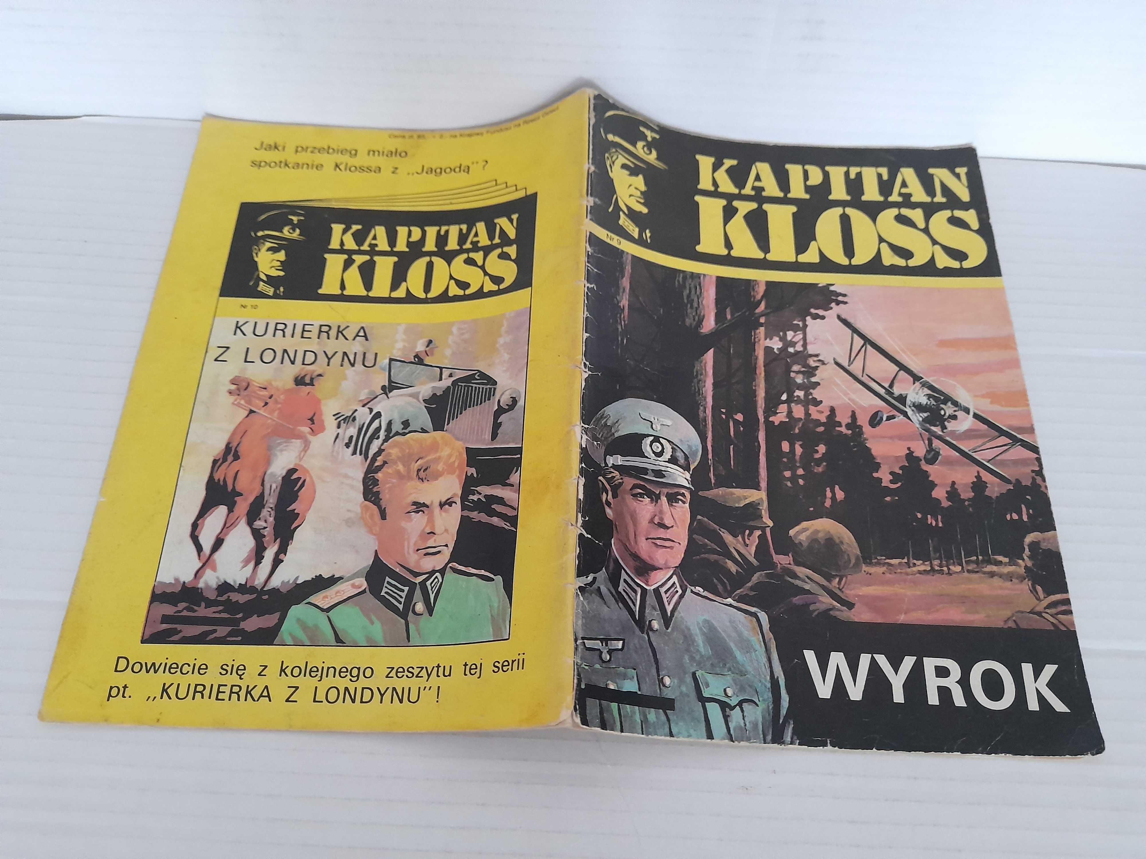 Komiks KAPITAN KLOSS WYROK 1987 Nr 9 wydanie 2