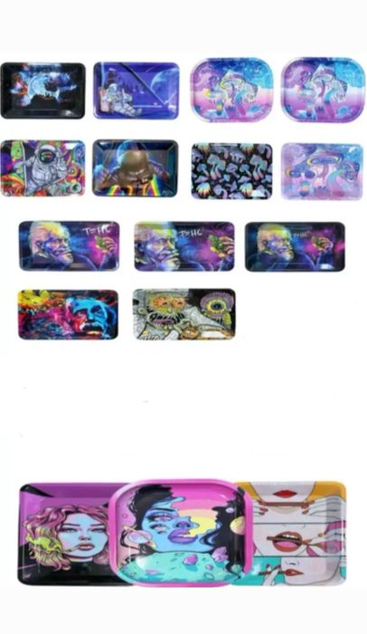 Tace z róznymi motywami(metalowe)