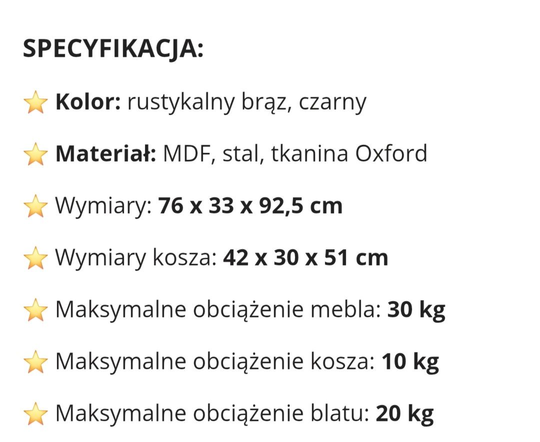 Szafka, szafka-kosz na pranie