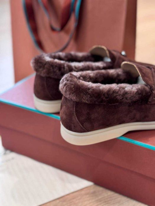 Лофери Loro Piana 39р / утеплені Лоро Пиана LP Лоро Піана Лоферы Lux