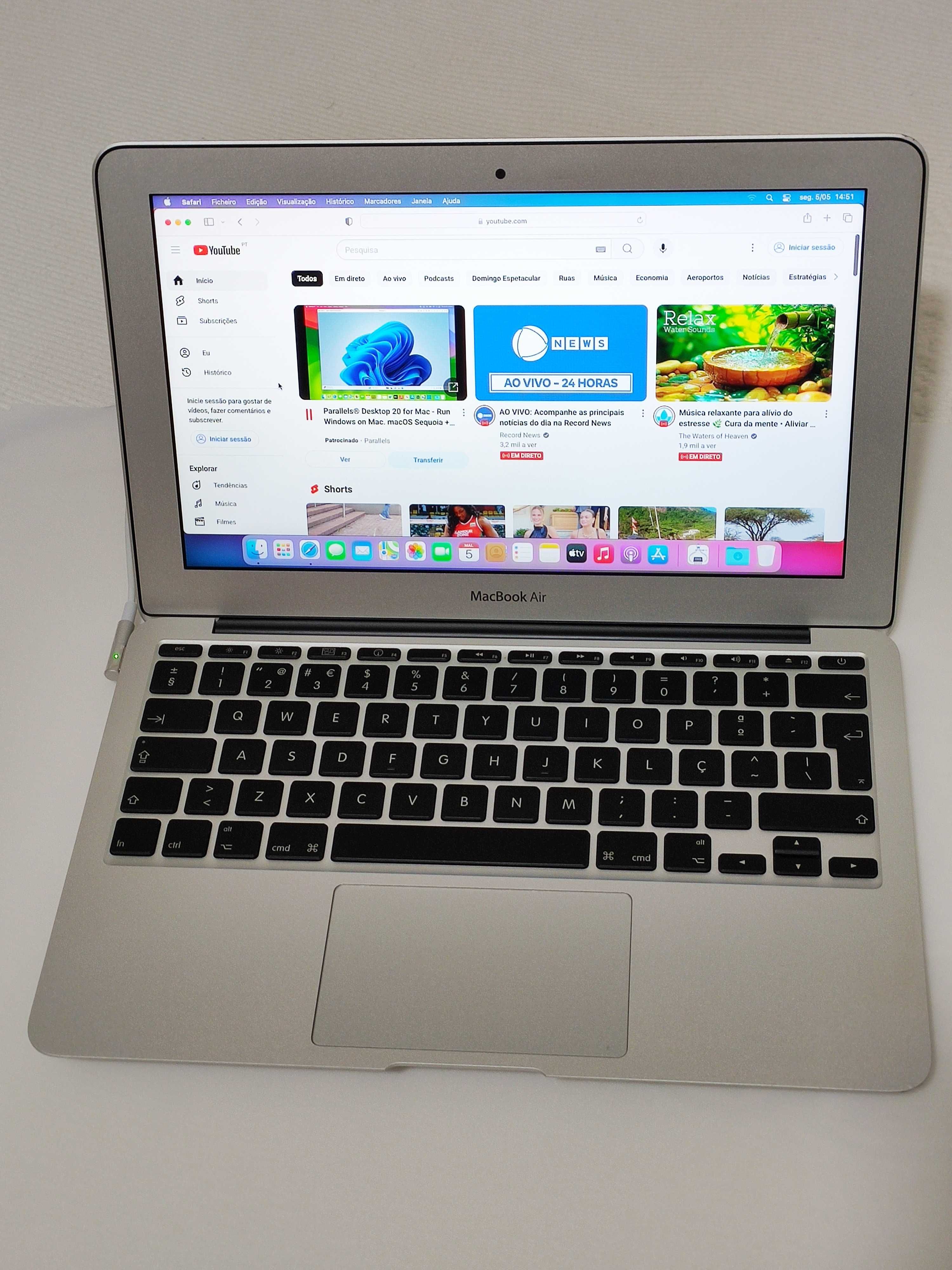 MacBook Air Core i5 | Mac OS Monterey, Disco SSD | 12 horas de Bateria