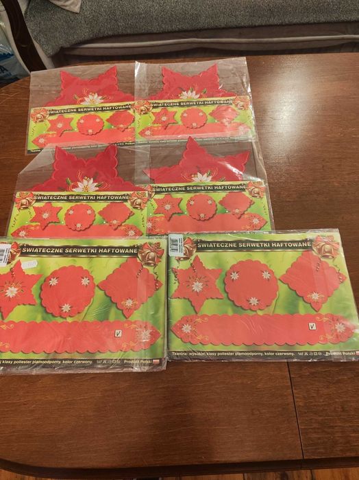 Świąteczne #haftowane kartki#biezniki#serwetki#haftowany recznik#