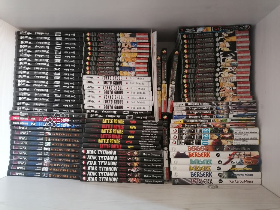 Manga Dragons Rioting tomy 1-6 nowe stan ideał