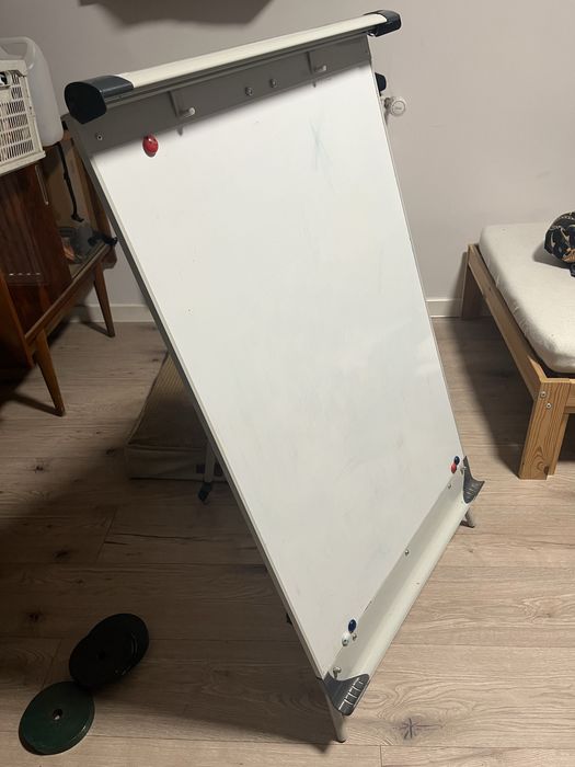 Flipchart tablica magnetyczna solidna trójnóg biuro