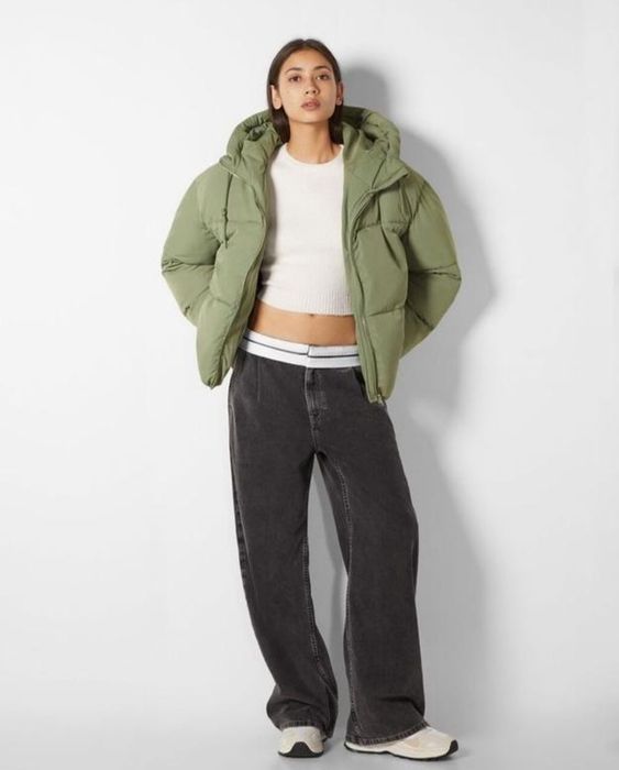 Куртка пуфер Bershka