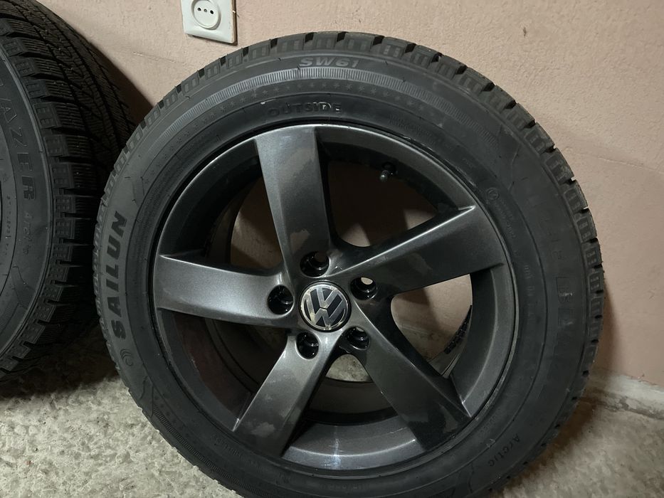 Диски Volkswagen passat, R16 5*112 зимовою гумою