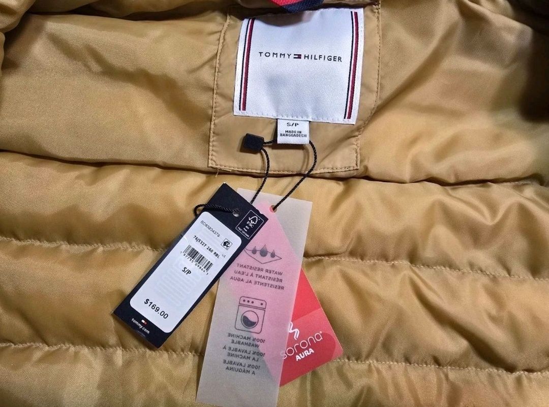 Женская стеганная куртка tommy hilfiger S С, оригинал Сша