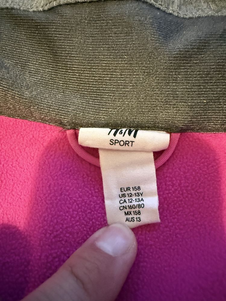 Kurtka Softshell H&M Sport dla dziewczynki, rozmiar 158