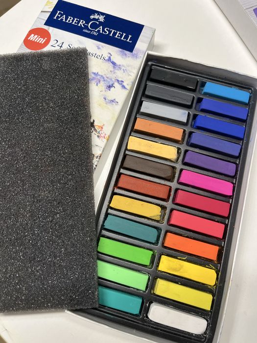 Набір сухої пастелі Faber-Castell Mini, 24 кольори