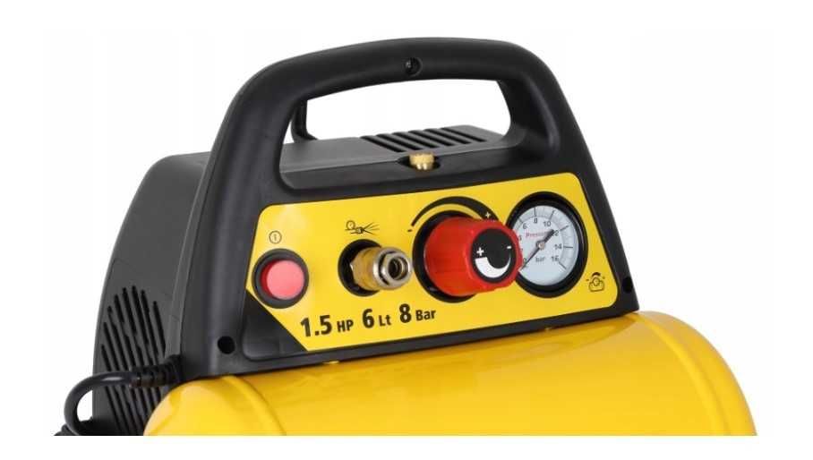 Kompresor Bezolejowy 6L 230V 8 BAR STANLEY DN 200/8/6 C6BB304STN039_