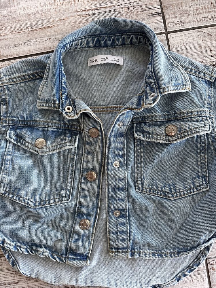 Джинси для дівчинки 7-8р 122-128 Zara Next джинсовка