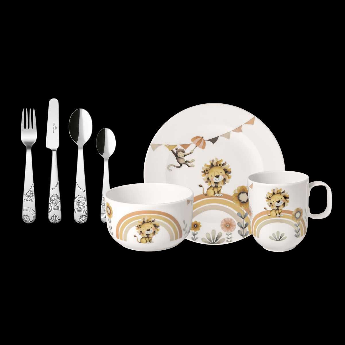 Villeroy & Boch Happy as a Bear, Roar like a Lion детский набор посуды