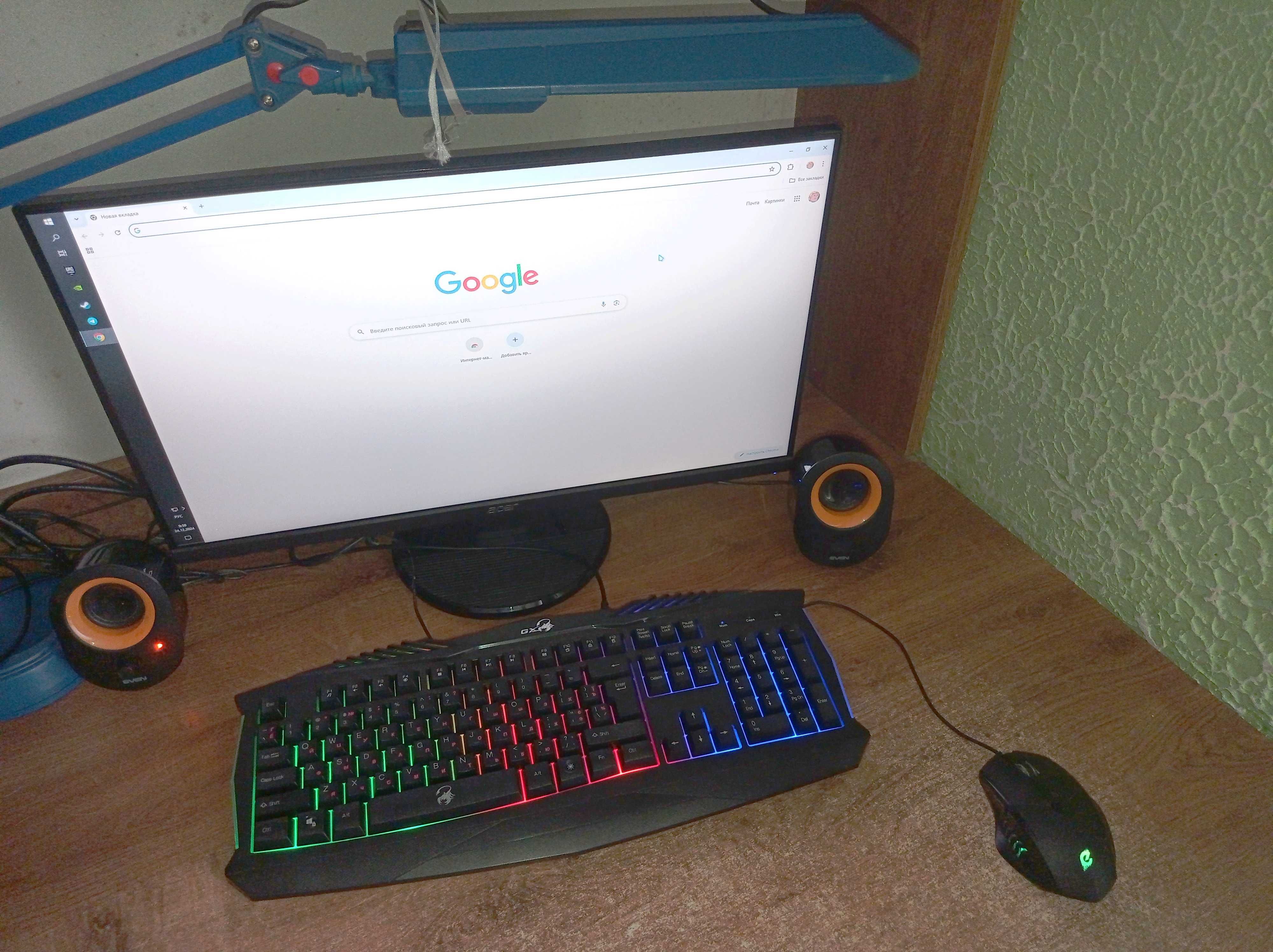 Комп'ютер nvidia GeForce GTX 1650; Intel Core i7 4770S; 16ГБ DDR3
