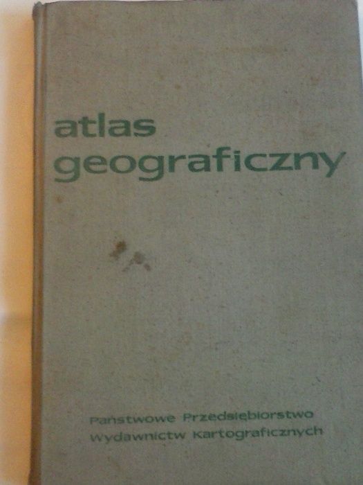 stary atlas geograficzny