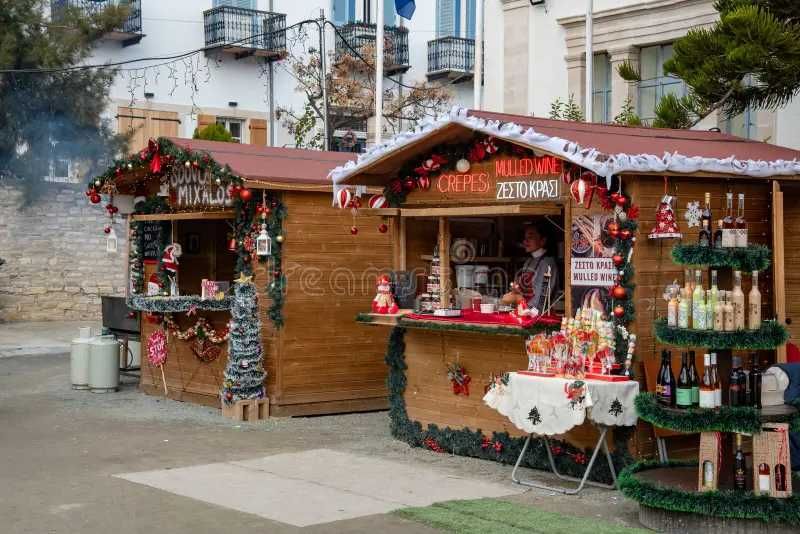 Quiosques disponiveis em feiras de natal de Aveiro e Leiria