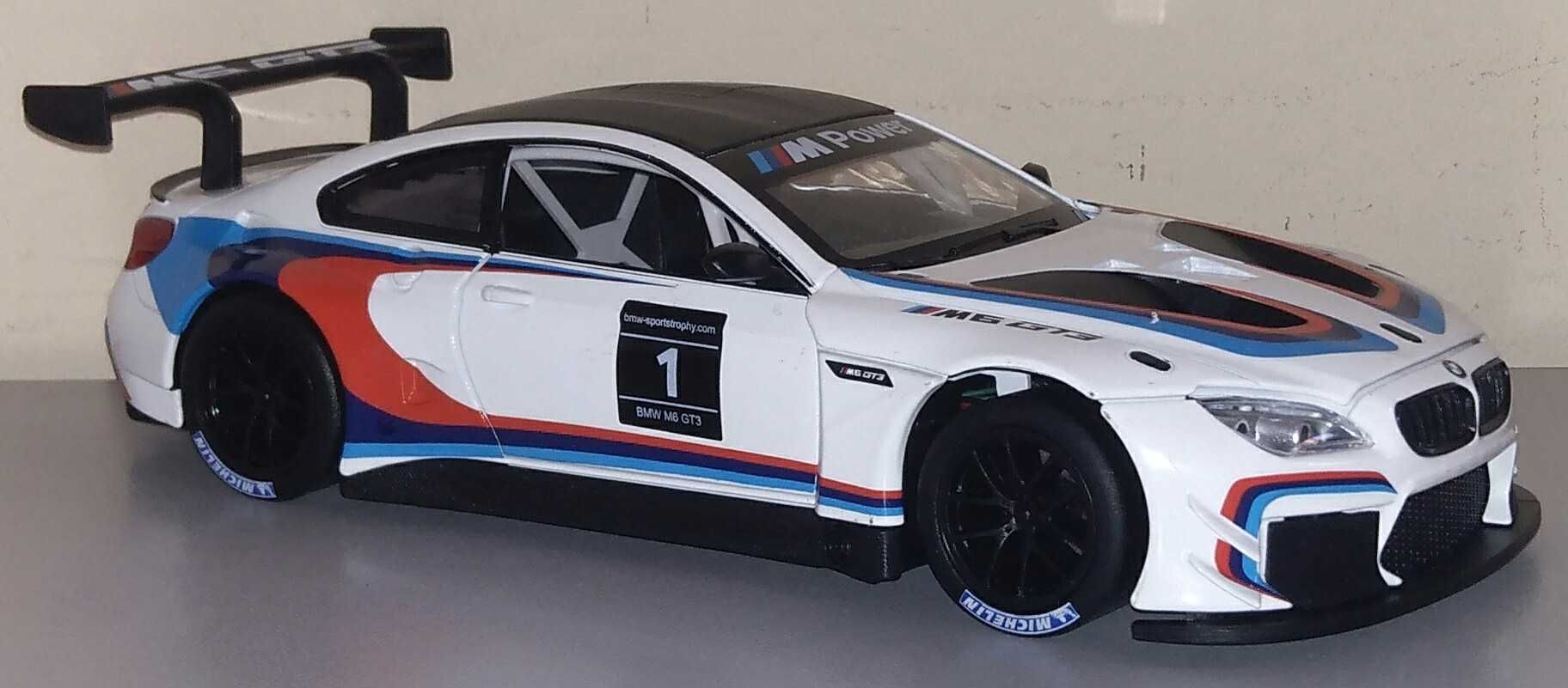 BMW M6 GT3 модель 1:24 Автопром. Металл, звук свет