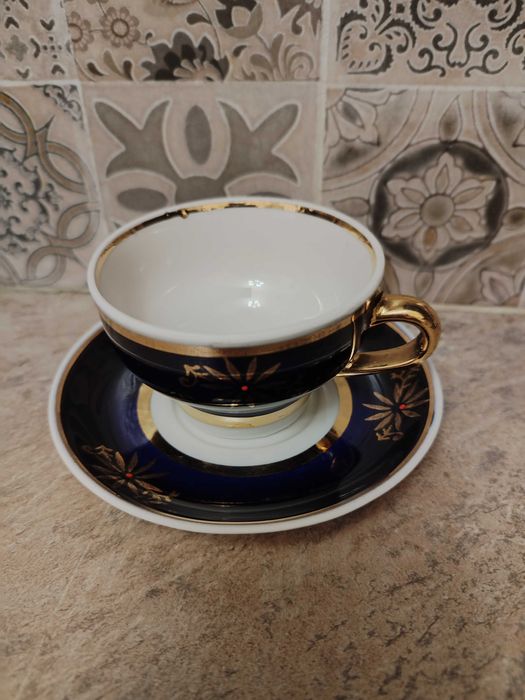 Кавовий сервіз Довбиського порцелянового заводу 1974-1984 р. 1 гатунок