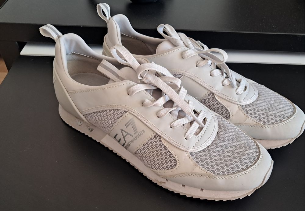 Buty Białe męskie EA7  sneakersy Emporio Armani 45 1/3