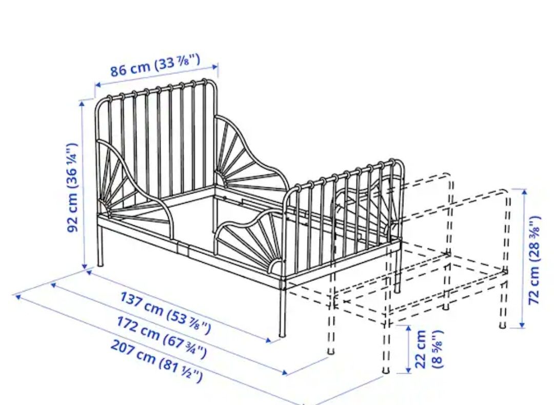 Łózko MINNEN ikea