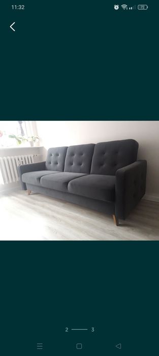 Kanapa rozkładana sofa wersalka łóżko
