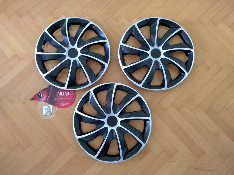 Kołpaki uniwersalne NRM QUAD BICOLOR 15cali -3szt REZERWACJA