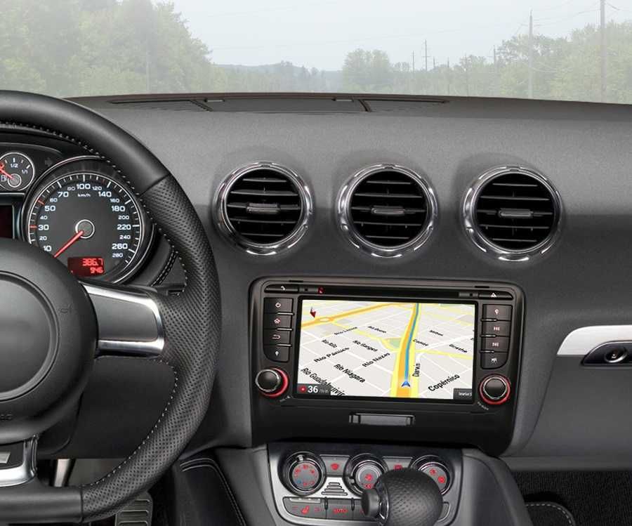 Radio FM RDS DAB+ Android WiFi 4G GPS DVD CD MP3 USB SD Audi TT MK2