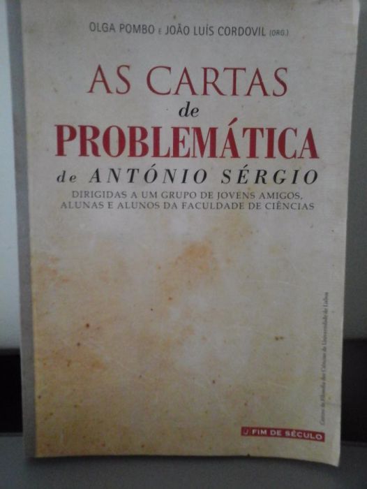 As Cartas de Problemática de António Sérgio - João Cordovil Olga Pombo