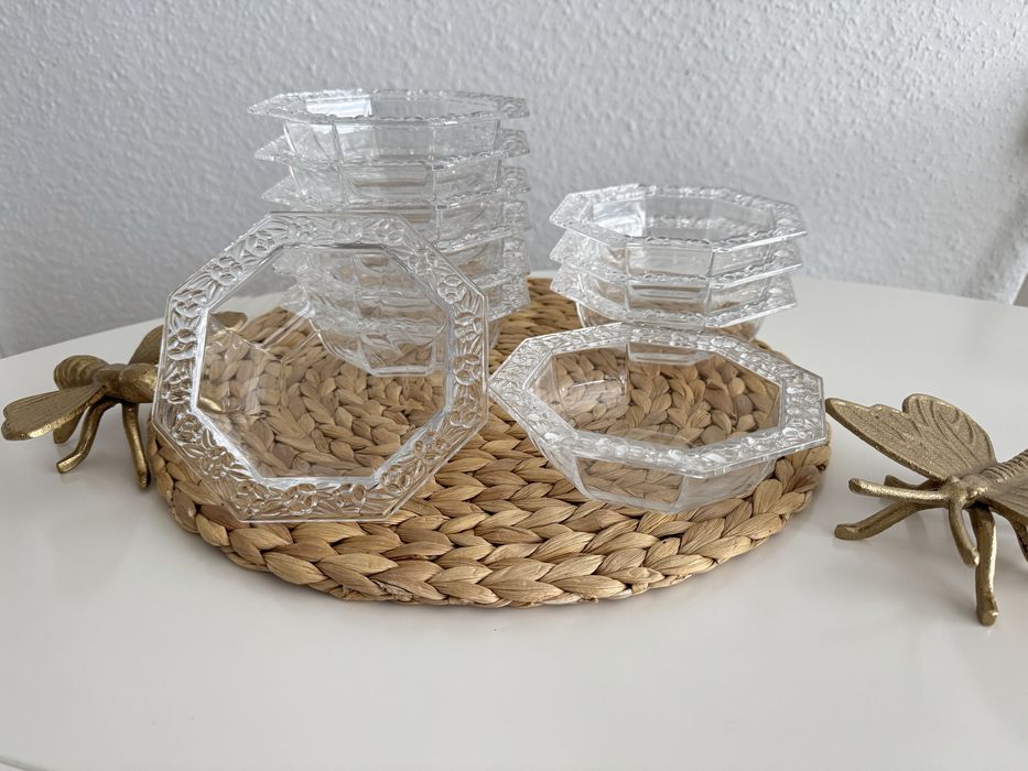 Miseczki kompotierki Rosenthal Maria Cristal - Szklane