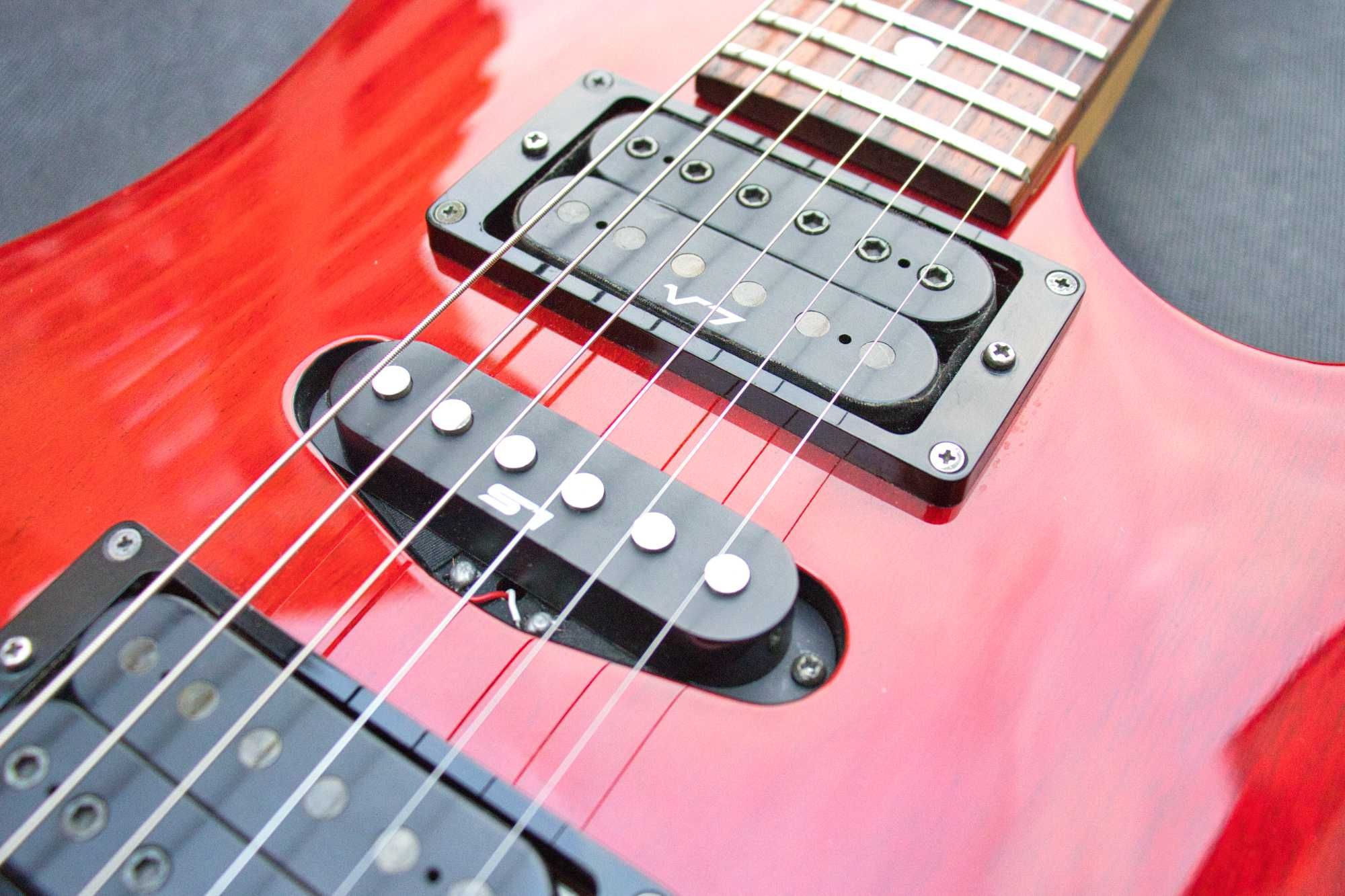 Ibanez S470 Made in Japan 1996 Transparent Red