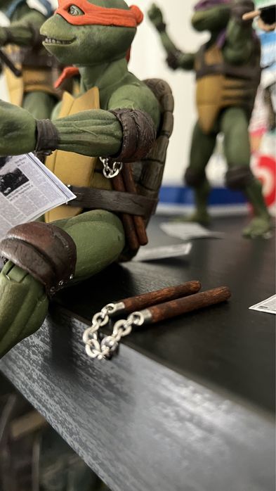 Matracas para figuras de ação tipo TMNT NECA