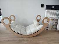 Bujak drewniany z materacem