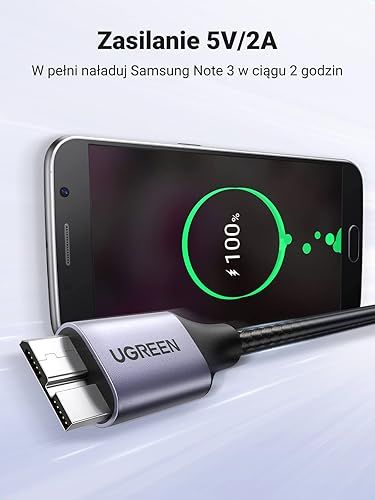 ugreen kabel micro usb 3.0 a do micro b 5gbps 2 m