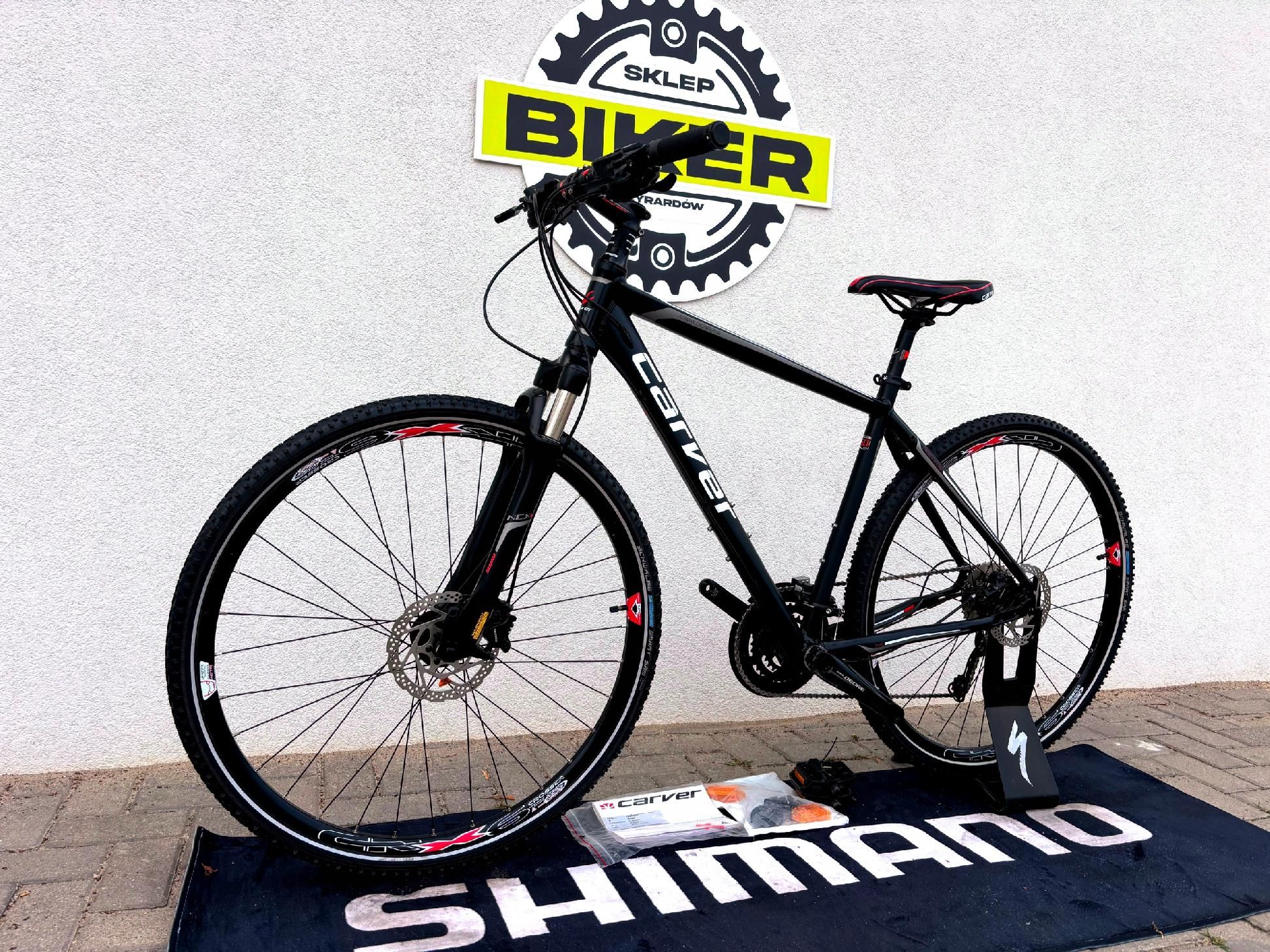 Rower Crossowy * CARVER SONIC 130 28* Rama 50cm Shimano DEORE SLX 3x10