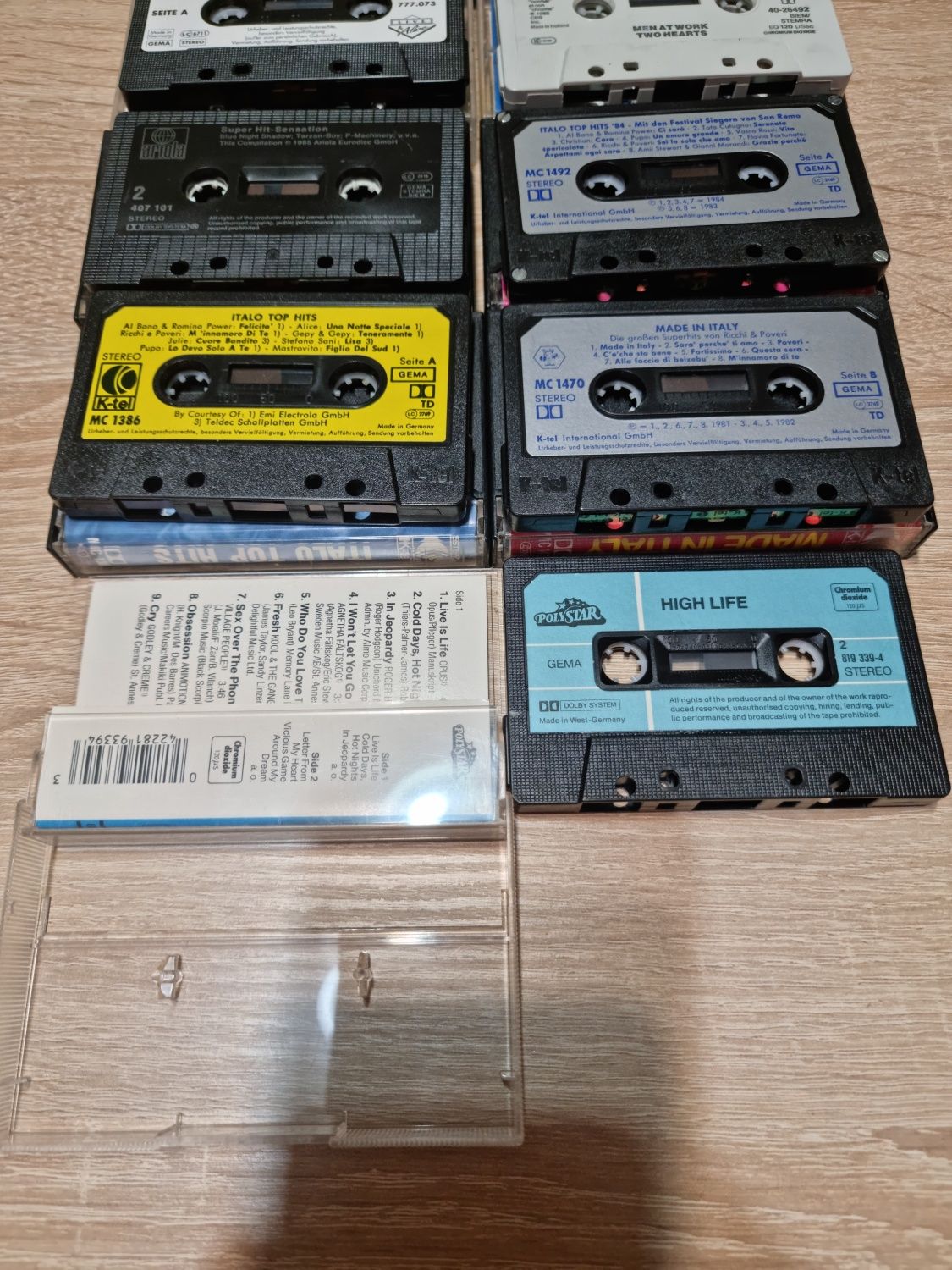 Аудиокассеты/кассеты студийные Германия