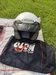 Capacete branco Zeus