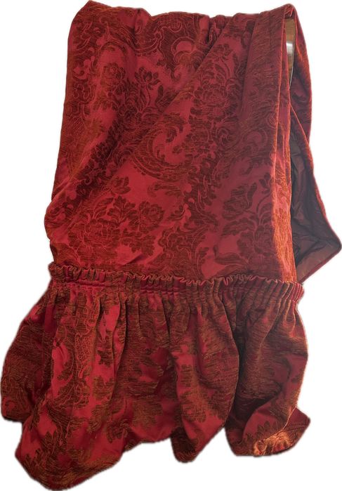 Komplet pałacowe kotary zasłony materiał żakard