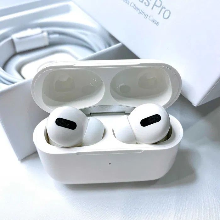 Бездротові навушники Apple AirPods Pro білі, Lux вкладиші Airpods Pro