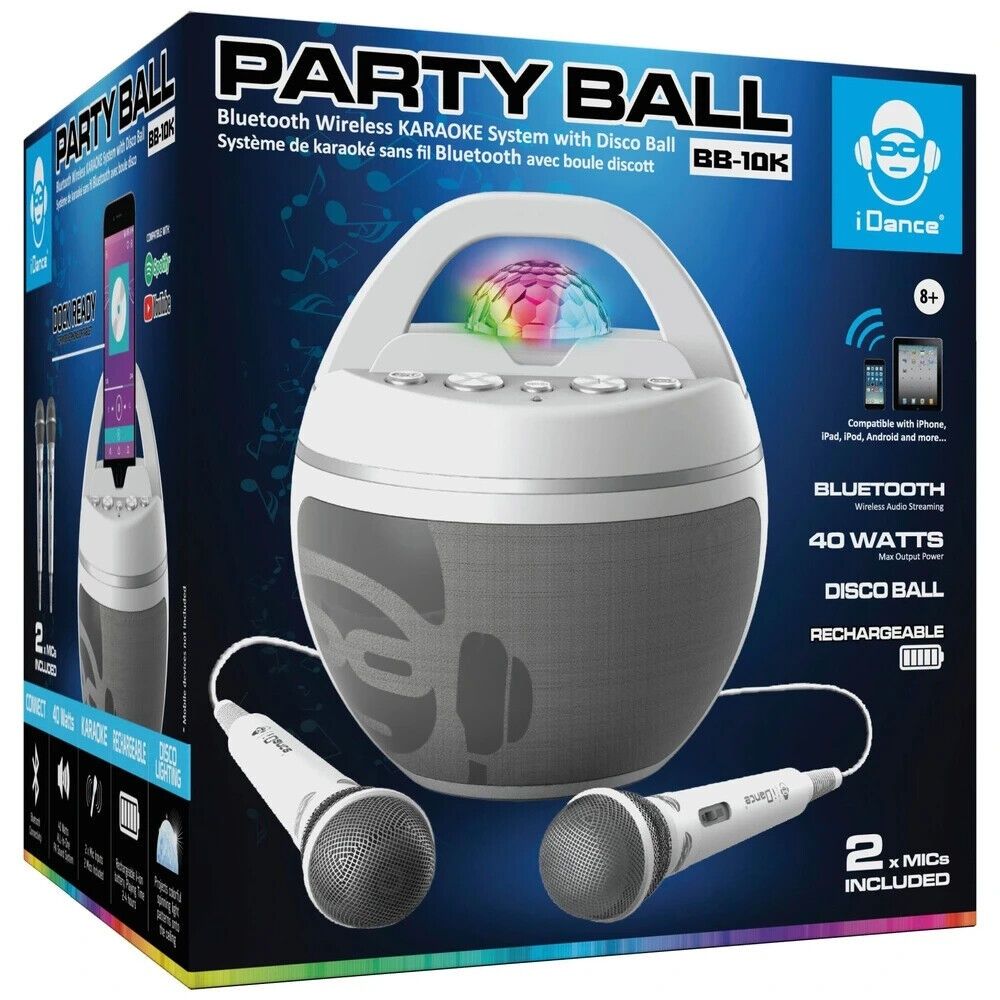 Radio Bluetooth z mikrofonem karaoke