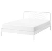Łóżko sypialne IKEA NESTTUN białe