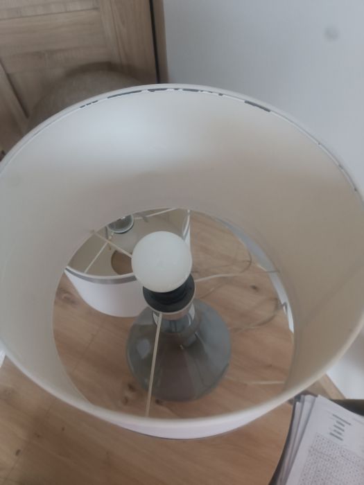 Zestaw lampa i klosz